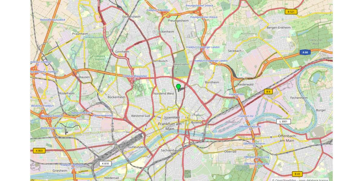 Frankfurt-Nordend: Moderne möblierte 2-Zimmerwohnung in bester Wohnlage! - Etagenwohnung Frankfurt am Main Nordend West | Angebot:26893581