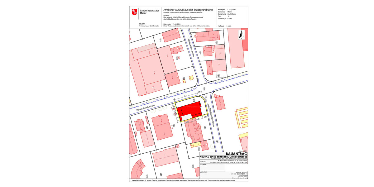 Grundstück Mainz Hechtsheim - 1.430.000&euro; | Angebot:26157425