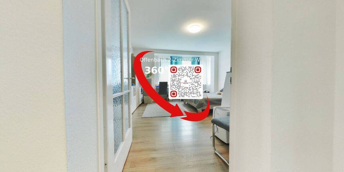 Etagenwohnung Offenbach am Main Bieberer Berg - 2 Zimmer, 57 m&sup2;, 185.000&euro; | Angebot:26434594