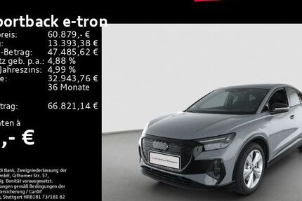 Audi Q4 e-tron 8.450 km 58.879 &euro; Offenbach am Main 63071