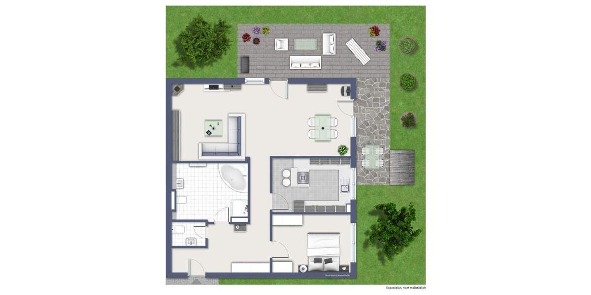 +++ Großzügige 2-Zimmer-Terrassen-Wohnung in Lorsch +++ 2 zimmer