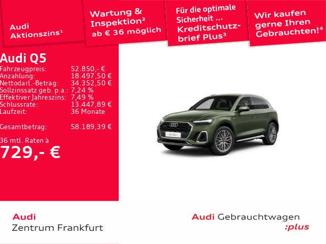 Audi Q5 15.871 km 52.850 &euro; Frankfurt am Main 60314