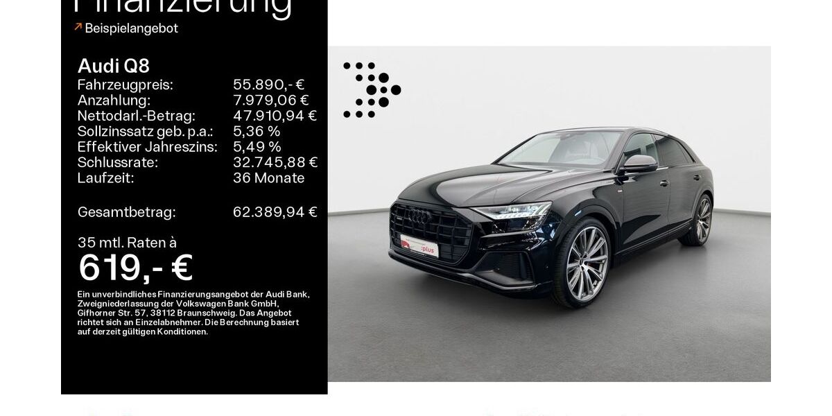 Audi Q8 100.692 km 55.890 &euro; Hofheim 65719