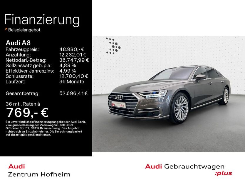Audi A8 64.600 km 48.980 € Hofheim 65719
