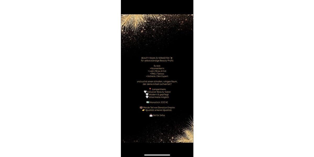 Kosmetikraum zur Untermiete , lampertheim zimmer