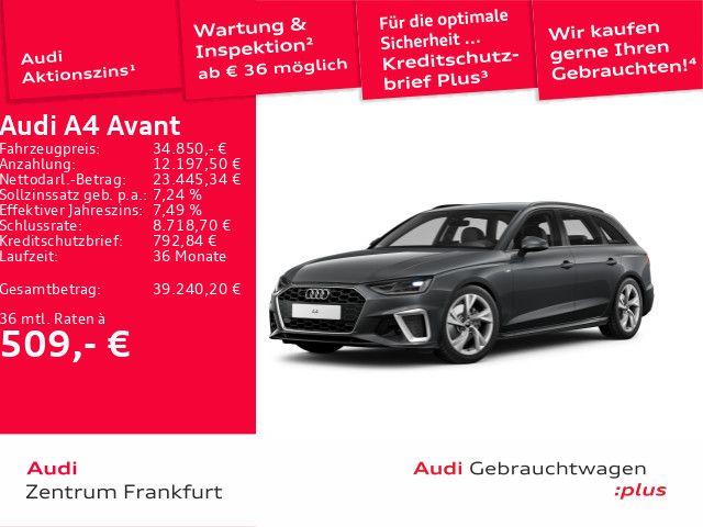 Audi A4 26.338 km 34.850 &euro; Frankfurt am Main 60314