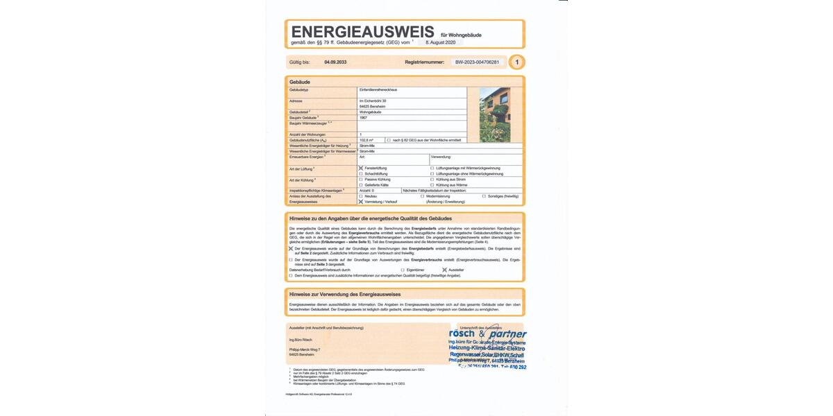 Einfamilienhaus Bensheim - 4.5 Zimmer, 120 m&sup2;, 650.000&euro; | Angebot:27121041