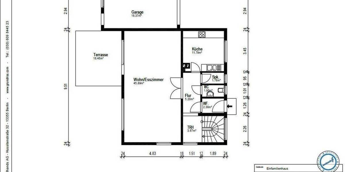 Einfamilienhaus Darmstadt Eberstadt - 6 Zimmer, 189 m&sup2;, 695.000&euro; | Angebot:26043667