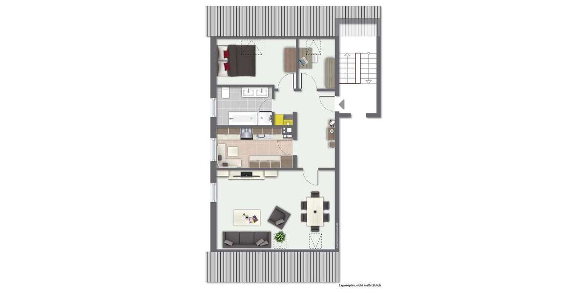 Etagenwohnung Bischofsheim - 3 Zimmer, 74 m&sup2;, 199.000&euro; | Angebot:26182769