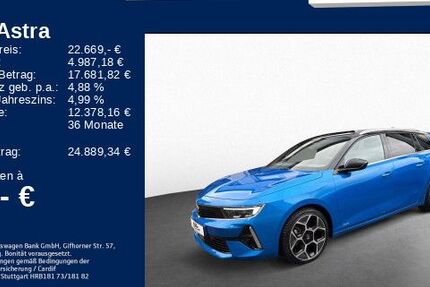 Opel Astra 23.600 km 22.269 &euro; Bischofsheim 65474