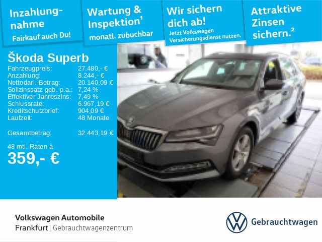 Skoda Superb 50.166 km 27.480 &euro; Frankfurt 60326