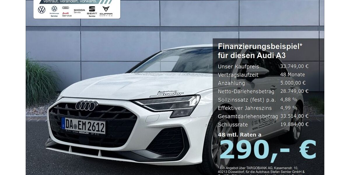 Audi A3 5.000 km 33.749 &euro; Griesheim 64347
