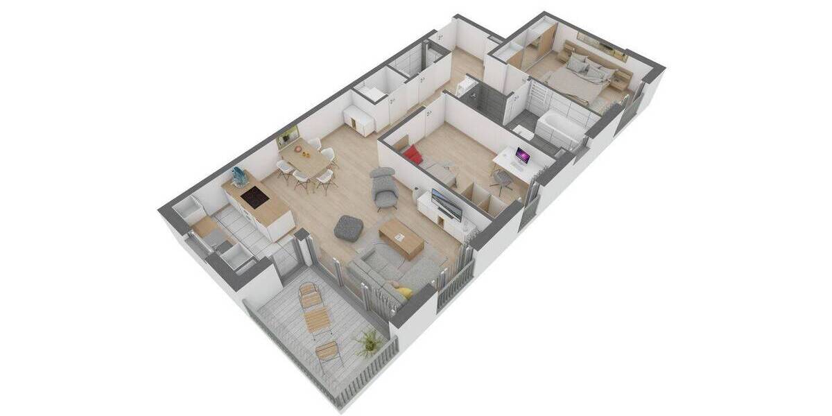 Etagenwohnung Offenbach am Main Bieber - 3 Zimmer, 80 m&sup2;, 476.110&euro; | Angebot:26867009