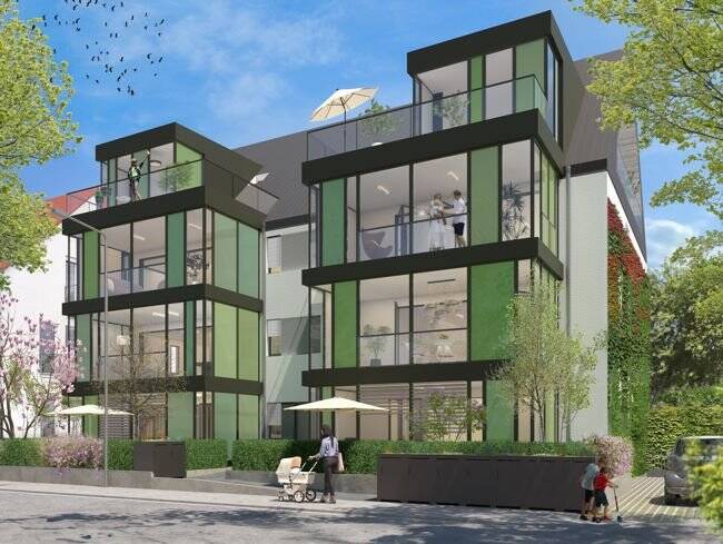 Etagenwohnung Frankfurt am Main Oberrad - 3 Zimmer, 89 m&sup2;, 689.800&euro; | Angebot:23974935