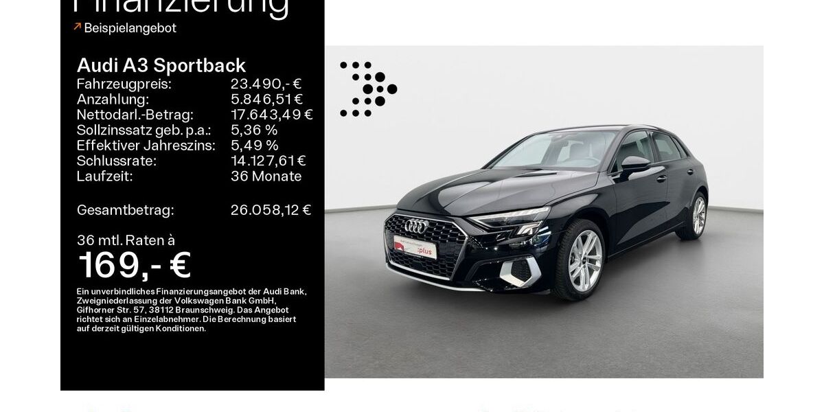 Audi A3 35.544 km 22.990 &euro; Hofheim 65719