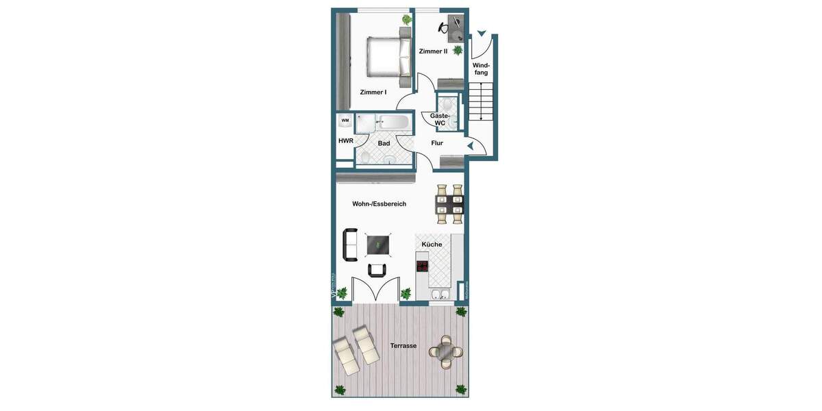 Etagenwohnung Frankfurt am Main Gutleutviertel - 3 Zimmer, 96 m&sup2;, 940.000&euro; | Angebot:25727362