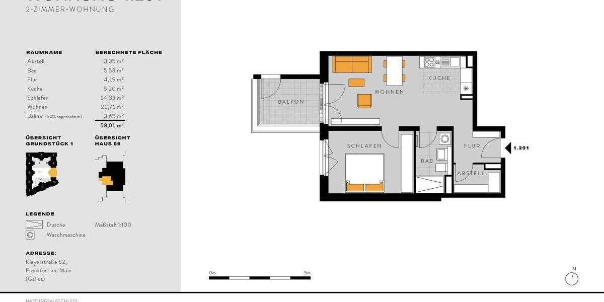 KLEYERS | Leben in Frankfurt - 2-Zimmer-Neubauwohnung mit Balkon 2 zimmer