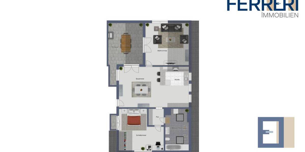 Etagenwohnung Trebur / Astheim Astheim - 2 Zimmer, 93 m&sup2;, 299.950&euro; | Angebot:26616859