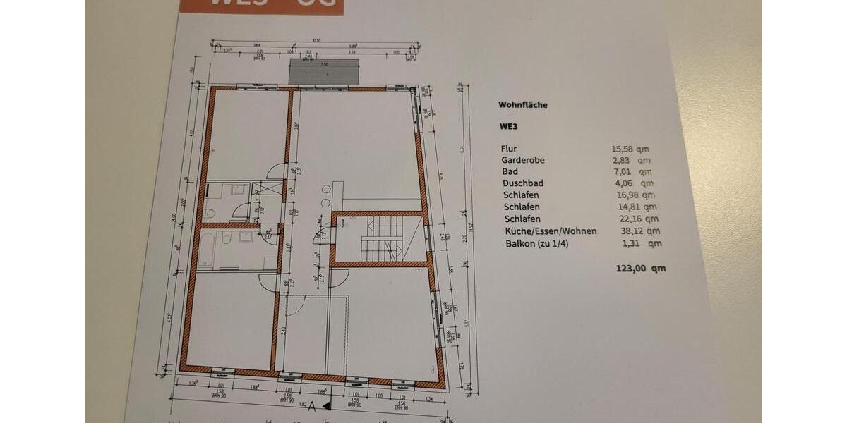 Etagenwohnung Darmstadt Eberstadt - 4.5 Zimmer, 123 m&sup2;, 1.980&euro; | Angebot:26458595