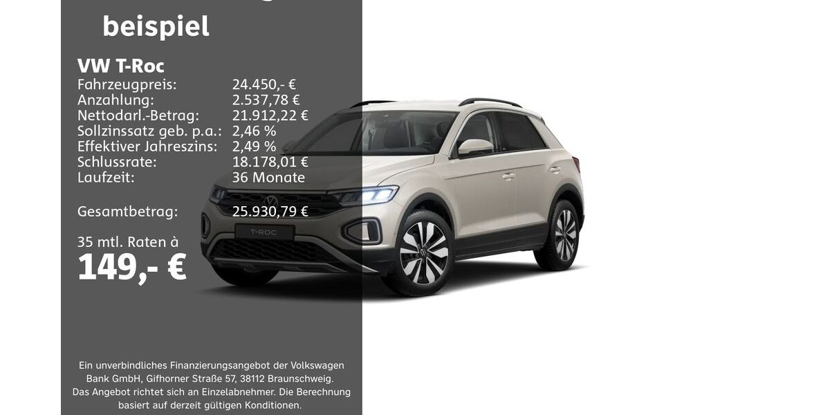 VW T-Roc 16.712 km 24.450 &euro; Groß-Umstadt 64823