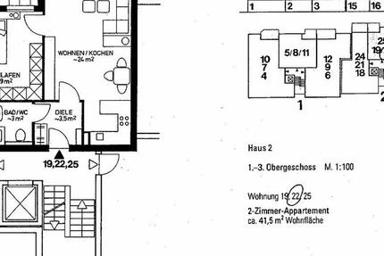 Wohnung Pfungstadt - 2 Zimmer, 42 m&sup2;, 170.000&euro; | Angebot:26651710