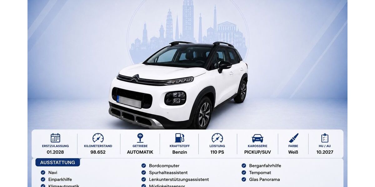 Citroen C3 Aircross 98.321 km 9.990 &euro; Pfungstadt 64319