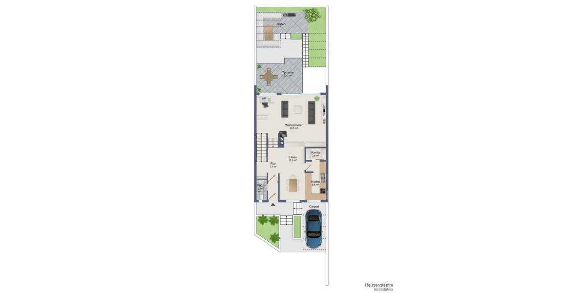 Reihenmittelhaus Offenbach am Main Bieber - 5 Zimmer, 164 m&sup2;, 398.000&euro; | Angebot:25705193