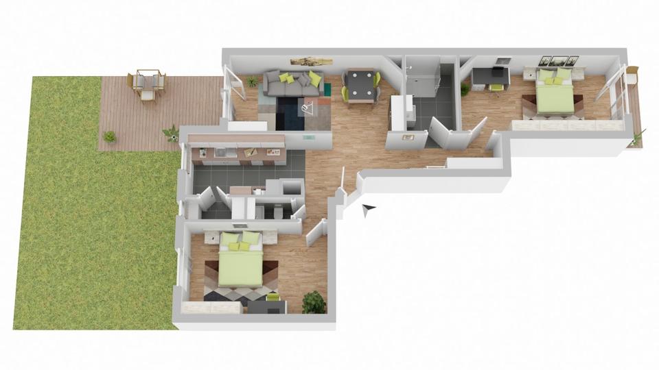 Erdgeschoßwohnung Frankfurt am Main Bornheim - 3 Zimmer, 89 m&sup2;, 729.000&euro; | Angebot:24786438