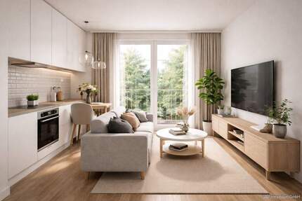 Wohnung Offenbach Kaiserlei - 2 Zimmer, 37 m&sup2;, 220.000&euro; | Angebot:24482543