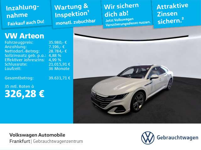 VW Arteon 46.133 km 35.980 &euro; Frankfurt 60326