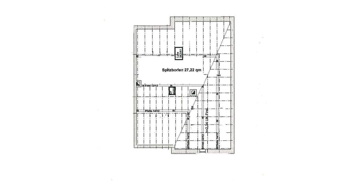 Etagenwohnung Darmstadt Darmstadt-Nord - 3 Zimmer, 65 m&sup2;, 195.000&euro; | Angebot:25737500