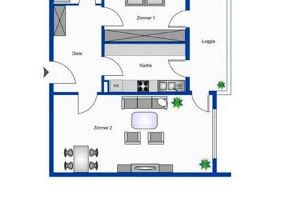 Wohnung Heppenheim (Bergstraße) - 2 Zimmer, 69 m&sup2;, 168.000&euro; | Angebot:27454412
