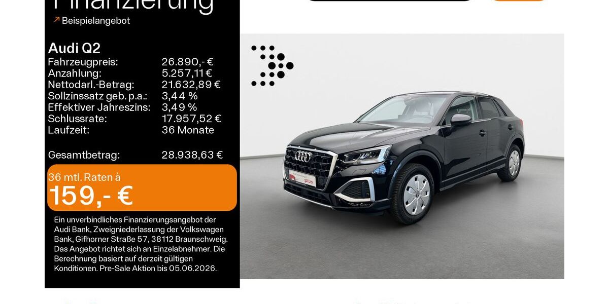 Audi Q2 4.327 km 25.980 &euro; Hofheim 65719