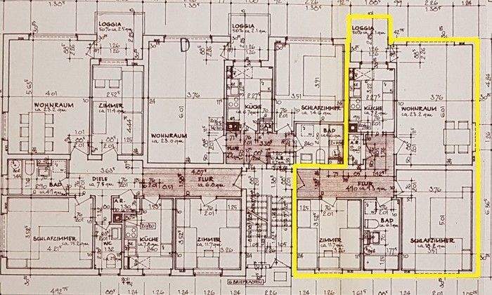 Etagenwohnung Darmstadt Eberstadt - 3 Zimmer, 76 m&sup2;, 229.000&euro; | Angebot:24728911