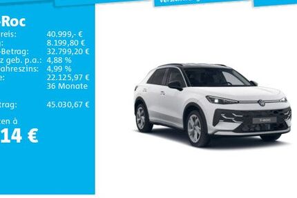 VW T-Roc 5.900 km 40.999 &euro; Neu-Isenburg 63263