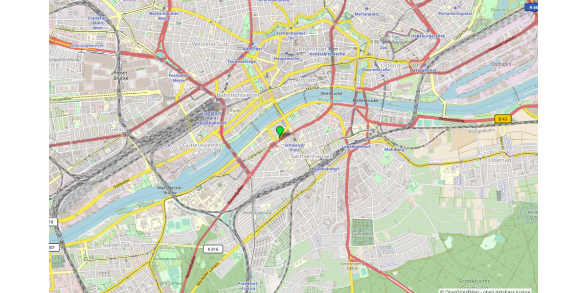 Top Kapitalanlage! Charmantes Einzimmerappartment in Frankfurt-Sachsenhausen 1 zimmer