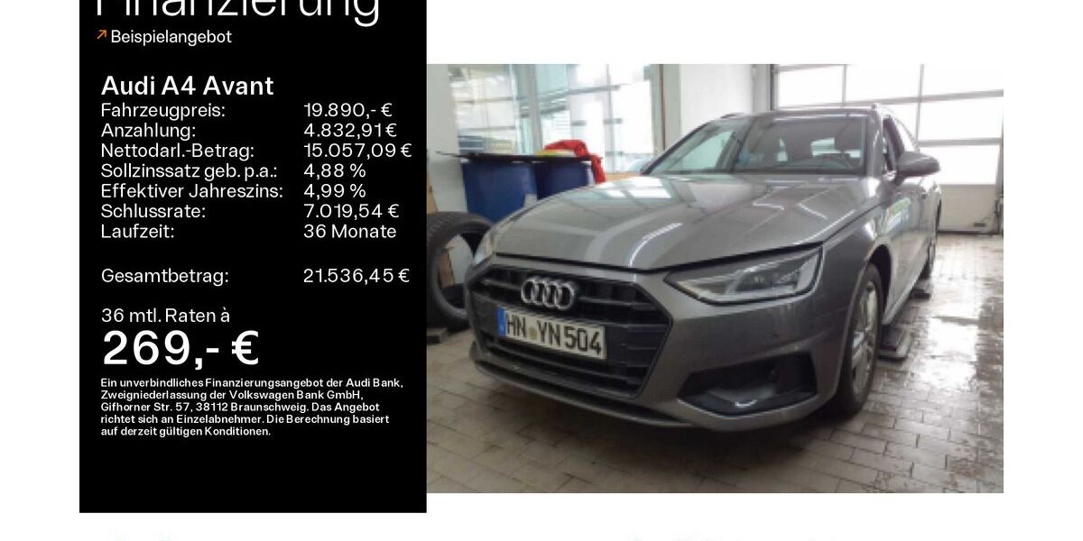 Audi A4 99.000 km 19.890 &euro; Hofheim 65719