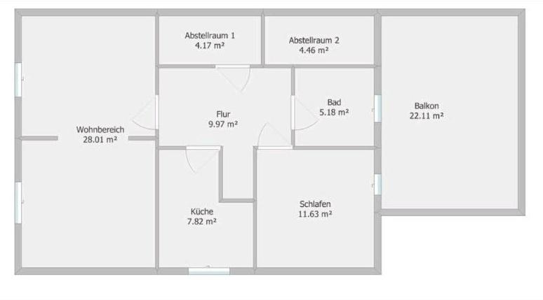 Dachgeschoßwohnung Darmstadt Arheilgen - 2 Zimmer, 75 m&sup2;, 950&euro; | Angebot:25390226