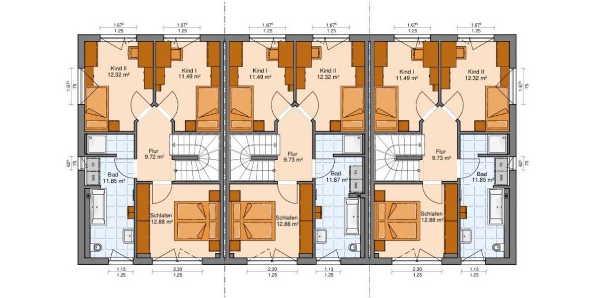 Reihenhaus Fischbachtal - 6 Zimmer, 154 m&sup2;, 599.000&euro; | Angebot:18621136